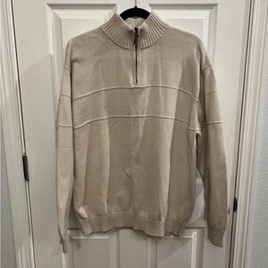 Pendleton Vintage heavy Knit Sweater Made in Japan Cream Beige XL